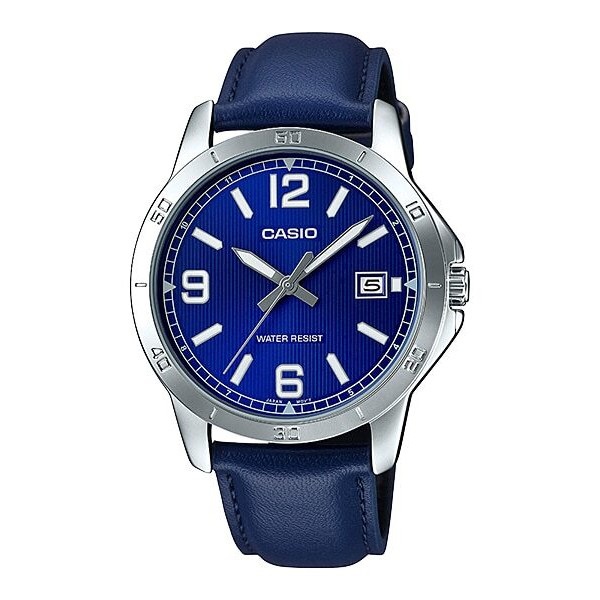 CASIO MTP-V004L-2BUDF - LEATHER STRAP