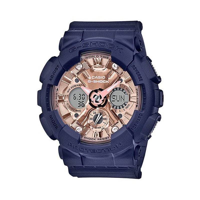 G-SHOCK GMA-S120MF-2A2DR Navy Resin Strap