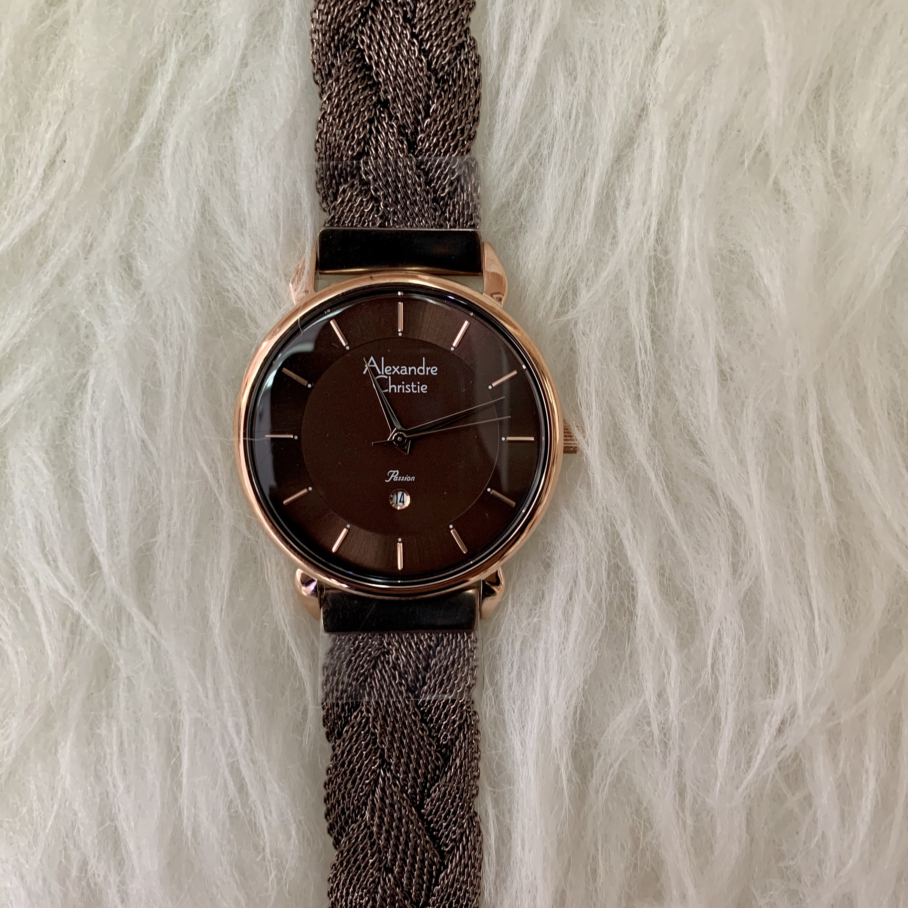 ALEXANDRE CHRISTIE AC 2857 LDBROBO – BROWN STAINLESS STEEL