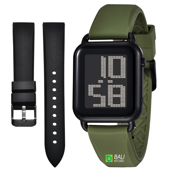 DIGITEC - DG 6090T CASE BLACK STRAP ARMY + FREE STRAP