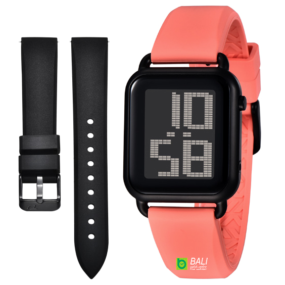 DIGITEC - DG 6090T CASE BLACK STRAP ORANGE + FREE STRAP