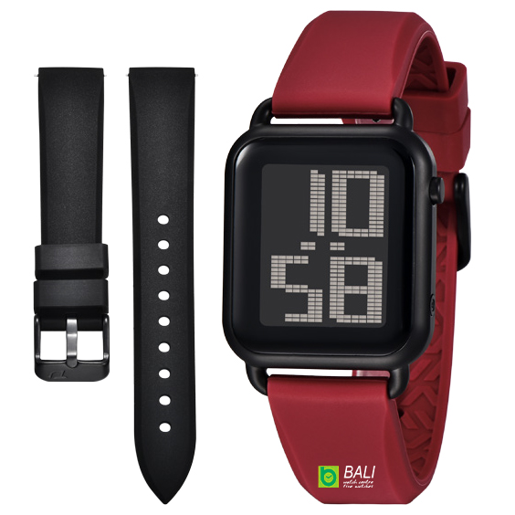 DIGITEC - DG 6090T CASE BLACK STRAP RED + FREE STRAP