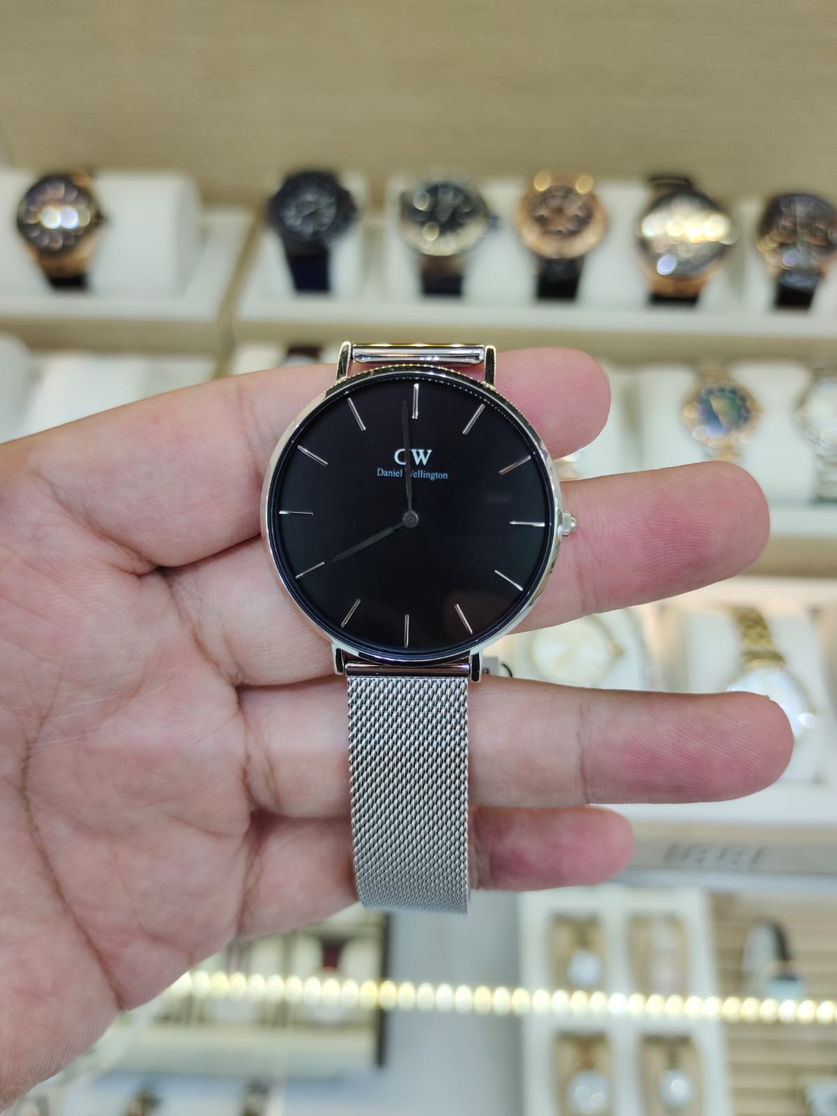 DANIEL WELLINGTON - PETITE MELROSE SILVER BLACK